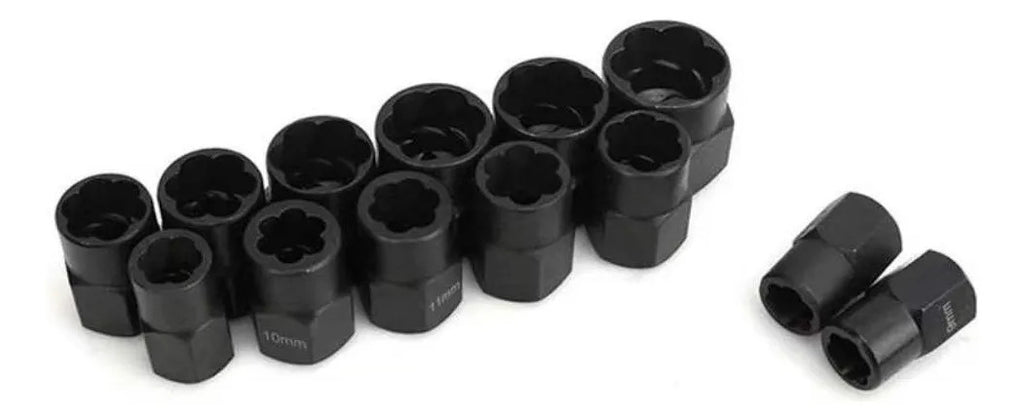 Set Dados Extractores Pernos Y Tuercas