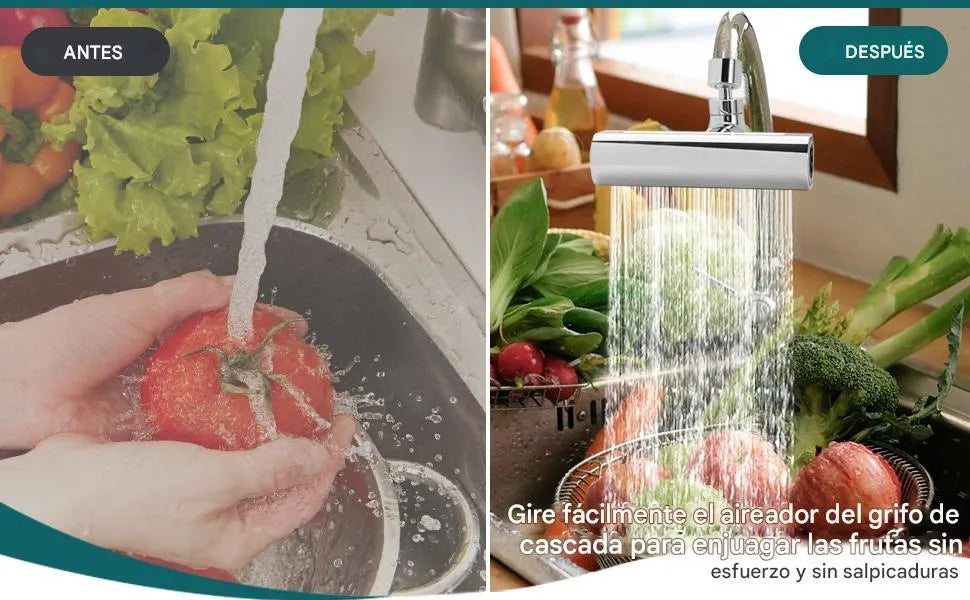 adaptador grifería giratorio
