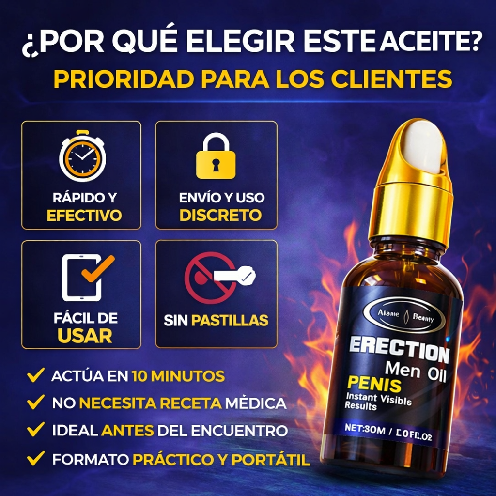 2x Aceite Erección Instantánea 30ml