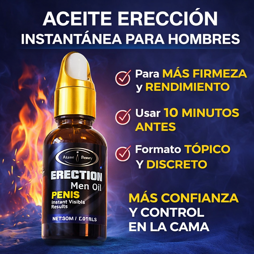 2x Aceite Erección Instantánea 30ml