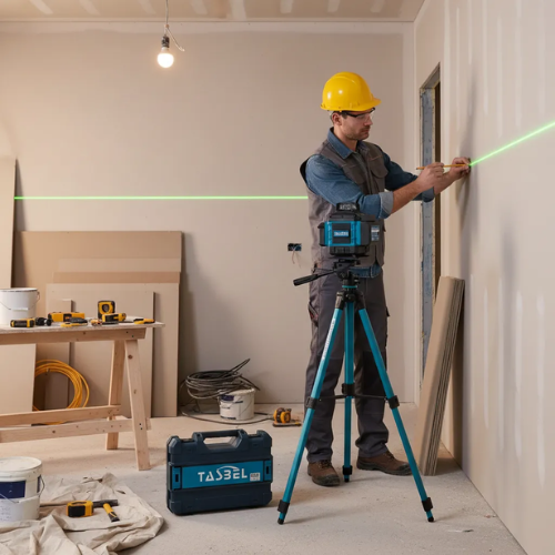Tripode Nivel Laser Azul Tasbel