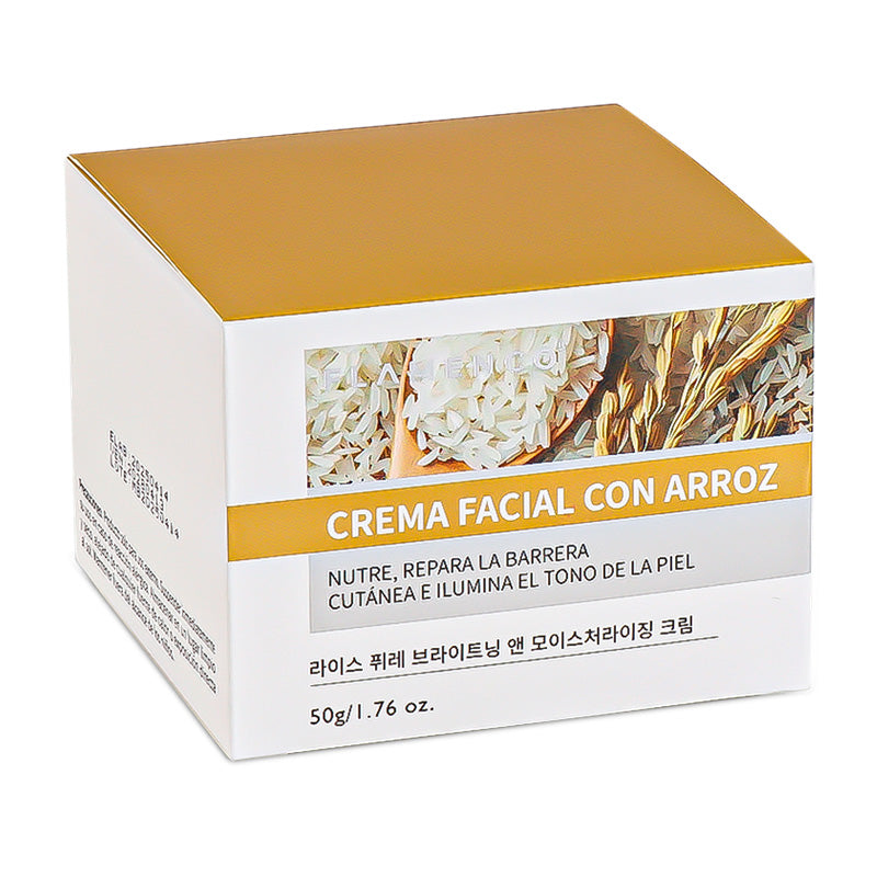 Crema Facial con Arroz