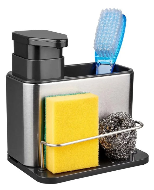 Dispensador Lavalozas Jabón 3En1 Y Porta