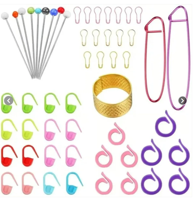Kit Agujas Accesorios Tejer crochet 100p
