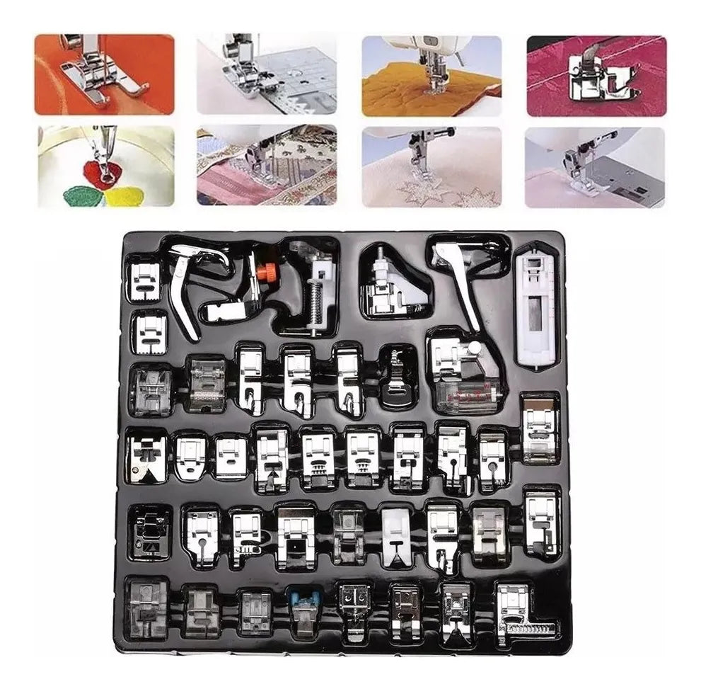 Set 42 Prensatelas Para Maquina De Coser