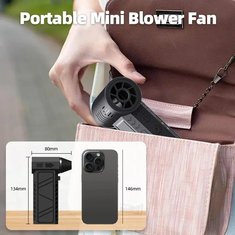 Mini Aspirador Y Soplador Recargable