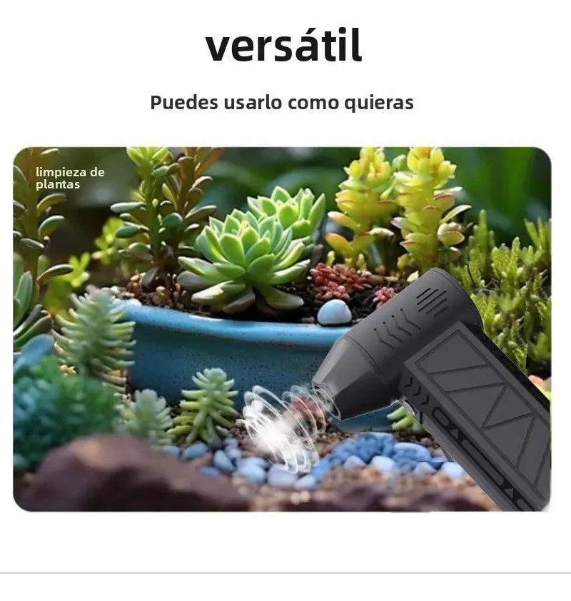 Mini Aspirador Y Soplador Recargable
