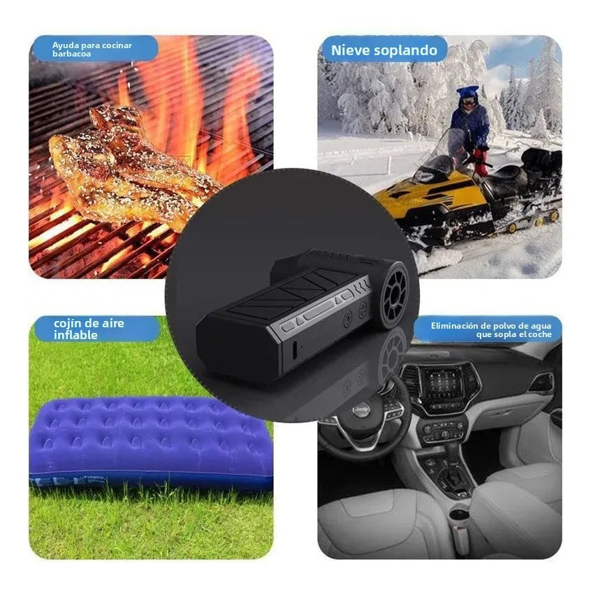 Mini Aspirador Y Soplador Recargable