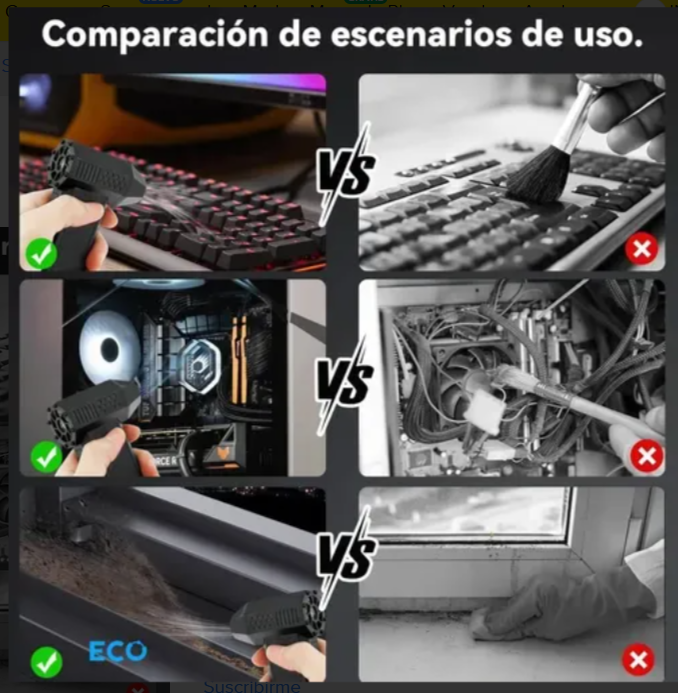 Mini Aspirador Y Soplador Recargable