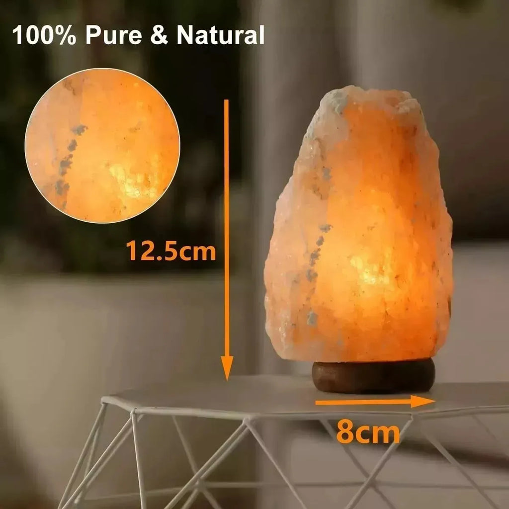 Lámpara Sal Himalaya Piedra 7 colores