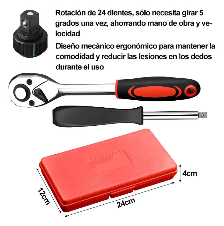 Juego De Herramientas Mecánicas Kit 46
