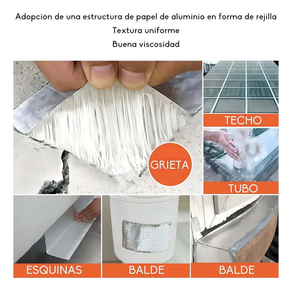 Adhesivo Cinta Tapagotera Techo 5 cm 5m