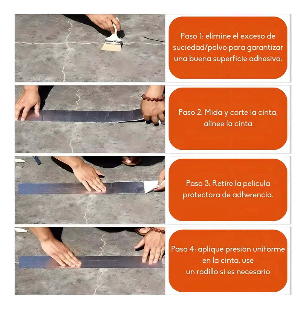 Adhesivo Cinta Tapagotera Techo 5 cm 5m
