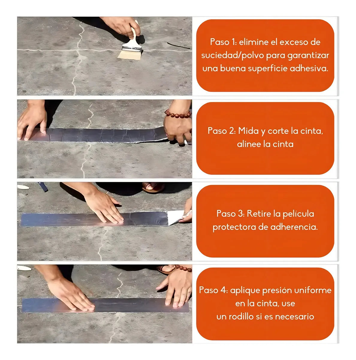 Adhesivo Cinta Tapagotera Techo 5 cm 5m