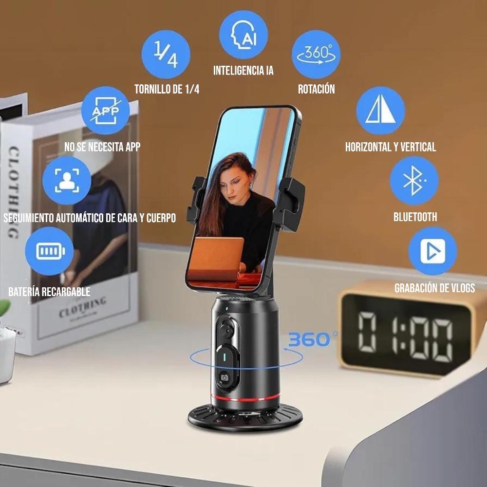 Tripode Inteligente 360° Con Seguimiento