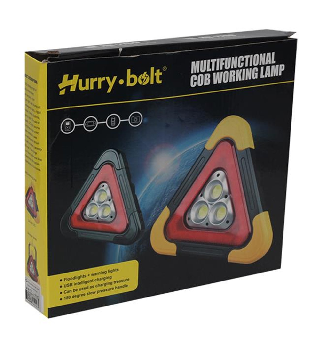 Triangulo Emergencia 3 Led Recargable