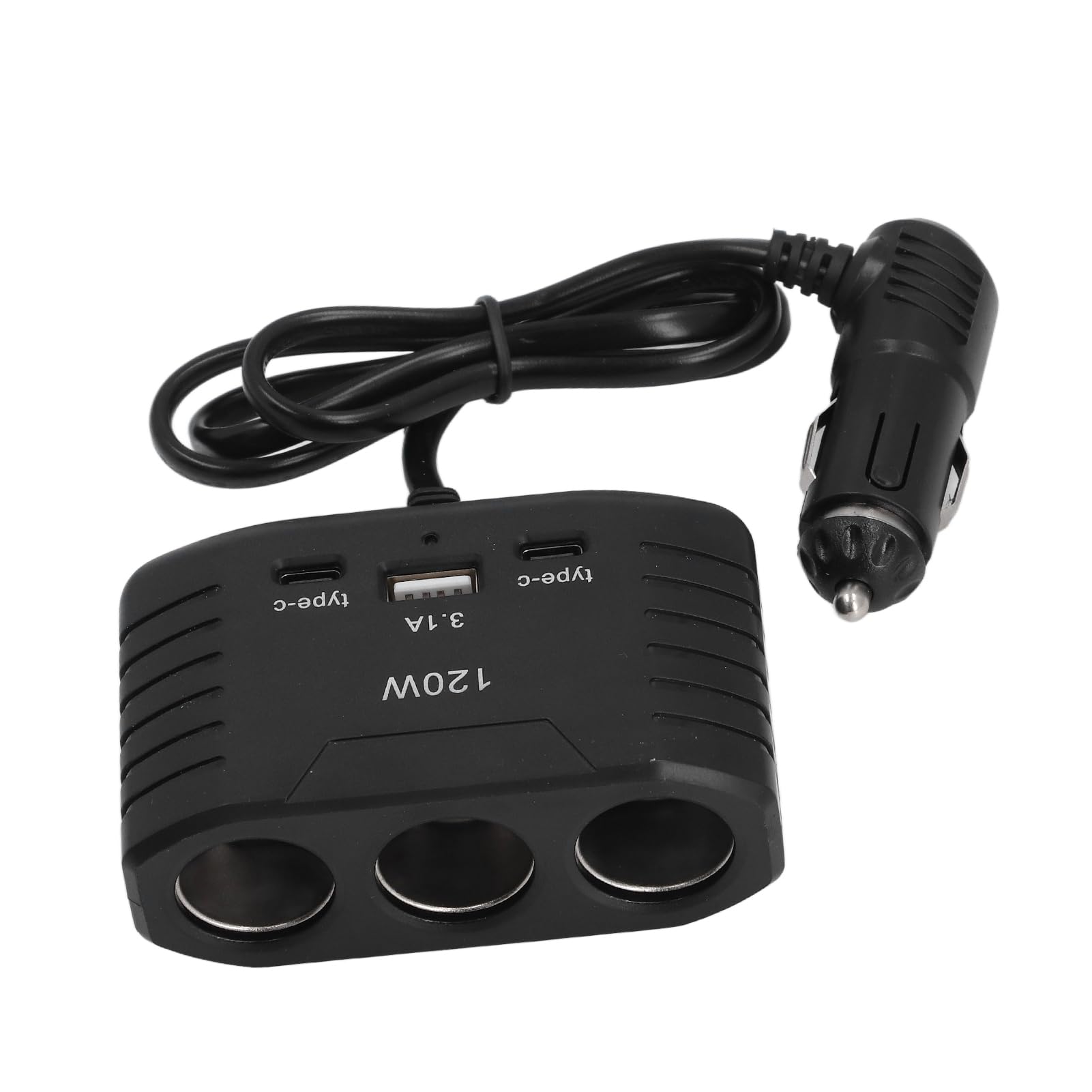 Encendedor Triple Adaptador Usb 120w