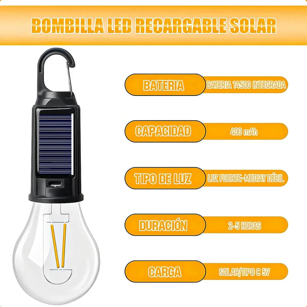 Ampolleta solar x2