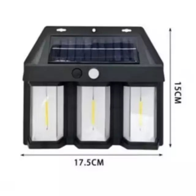 Foco Solar Exterior 3 Luces