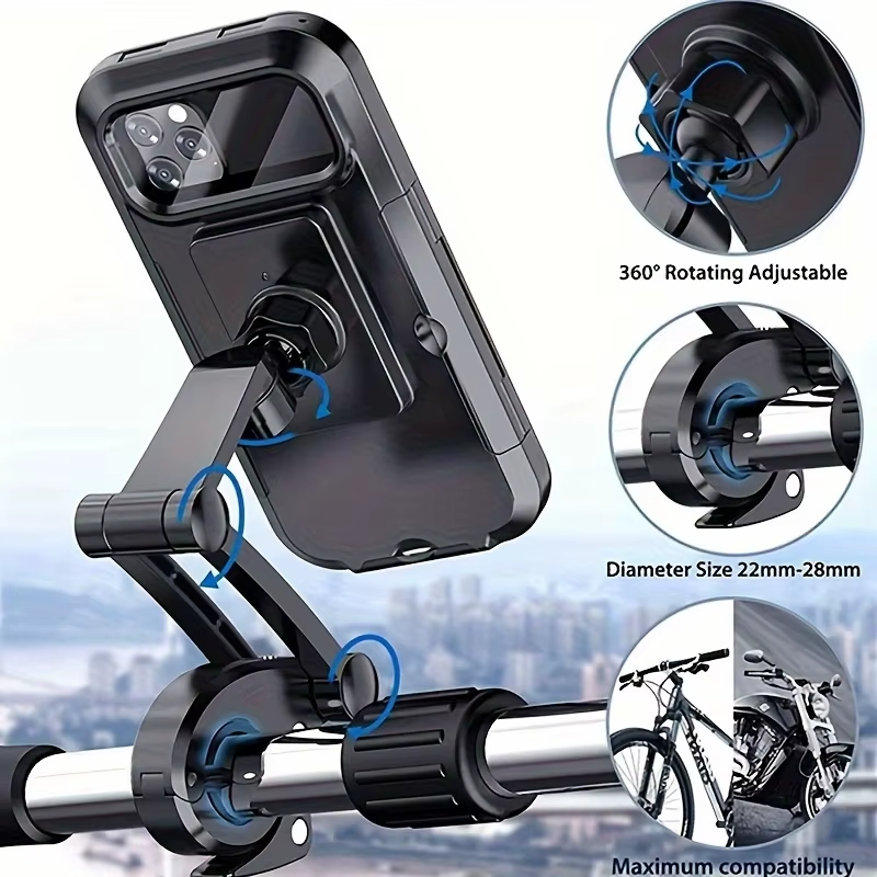 Soporte 360 impermeable para celular