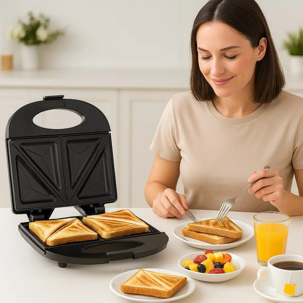 Sandwichera Antiadherente Electrica
