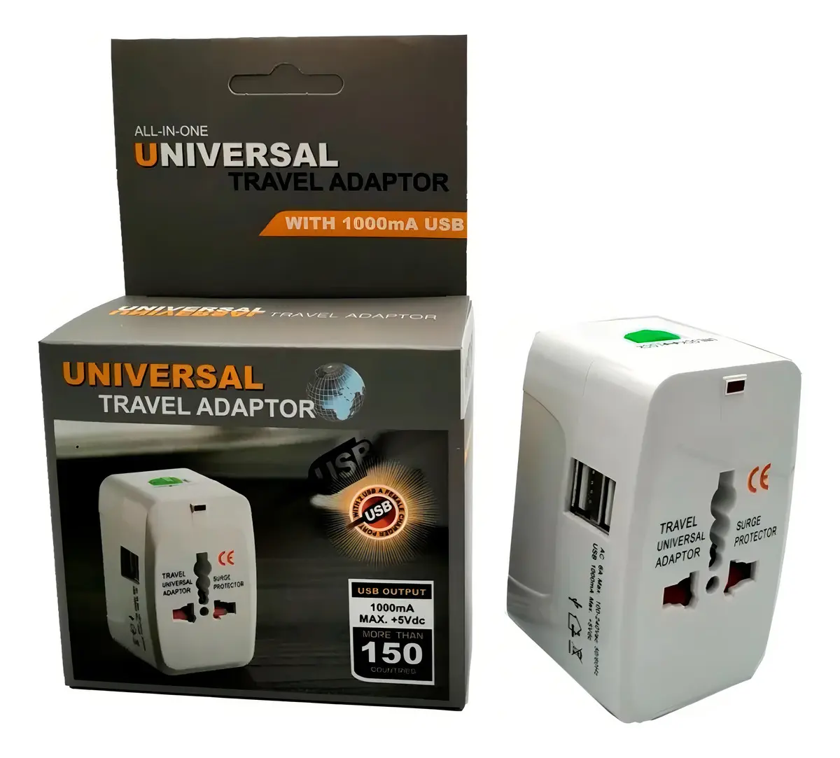 X Adaptador Enchufe Universal Para Viaje