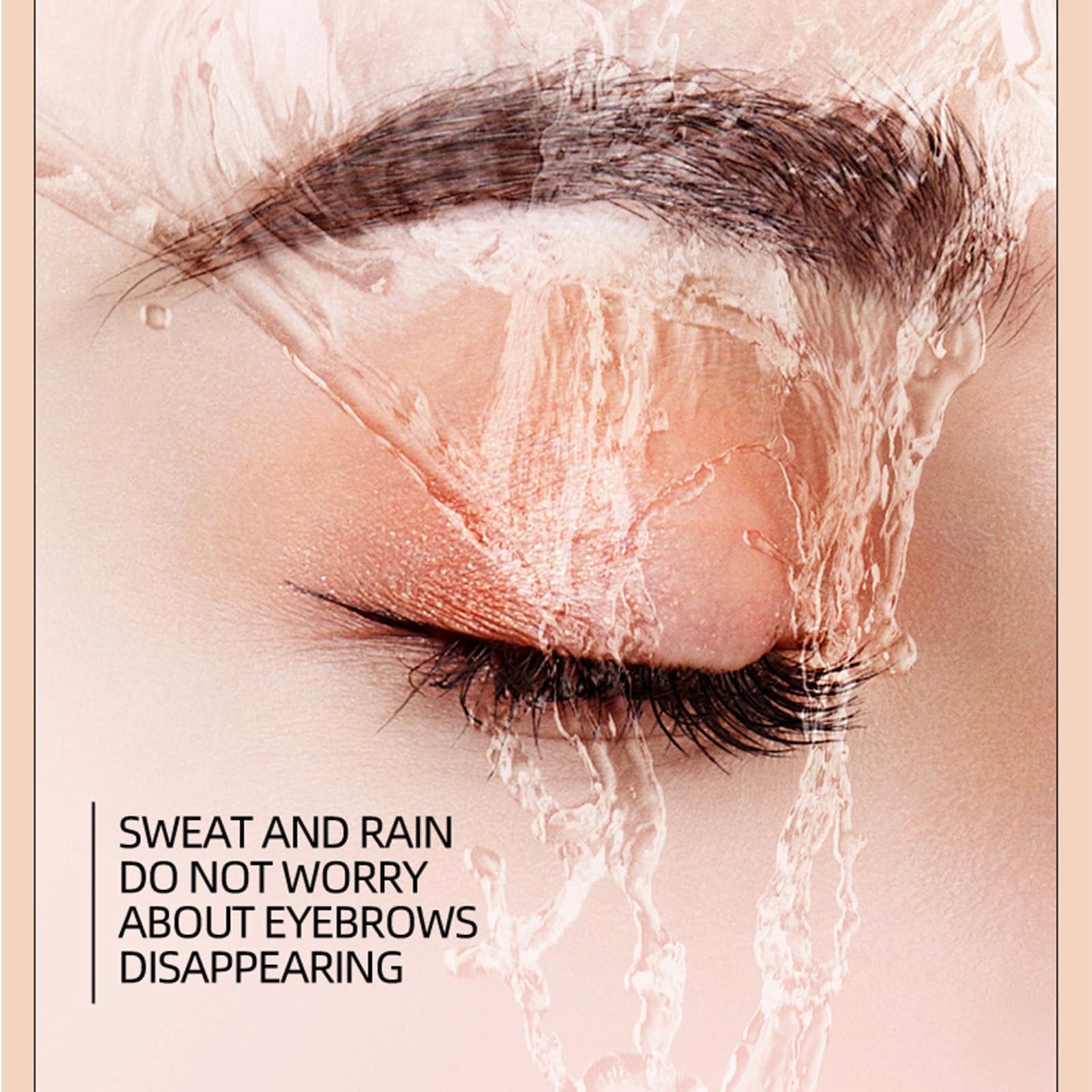 Lápiz cejas impermeable 4 puntas 2x1