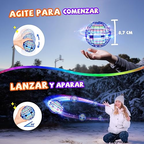  Bola voladora LED juguete niños regalo
