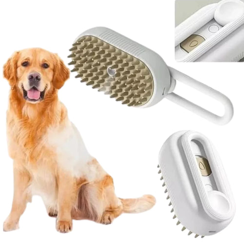 Cepillo de Vapor para Gatos y Perros