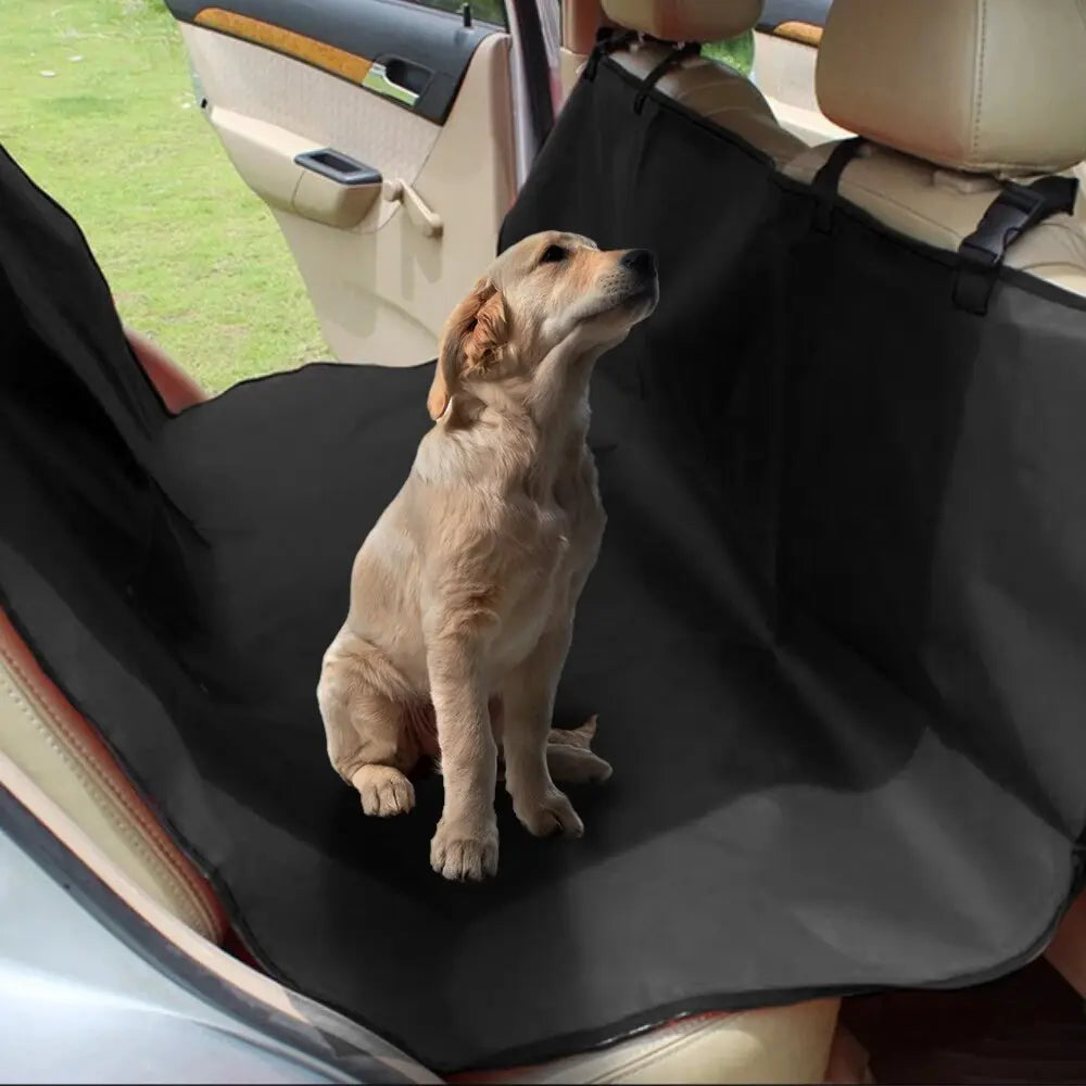 Tapete protector impermeable para auto con perro