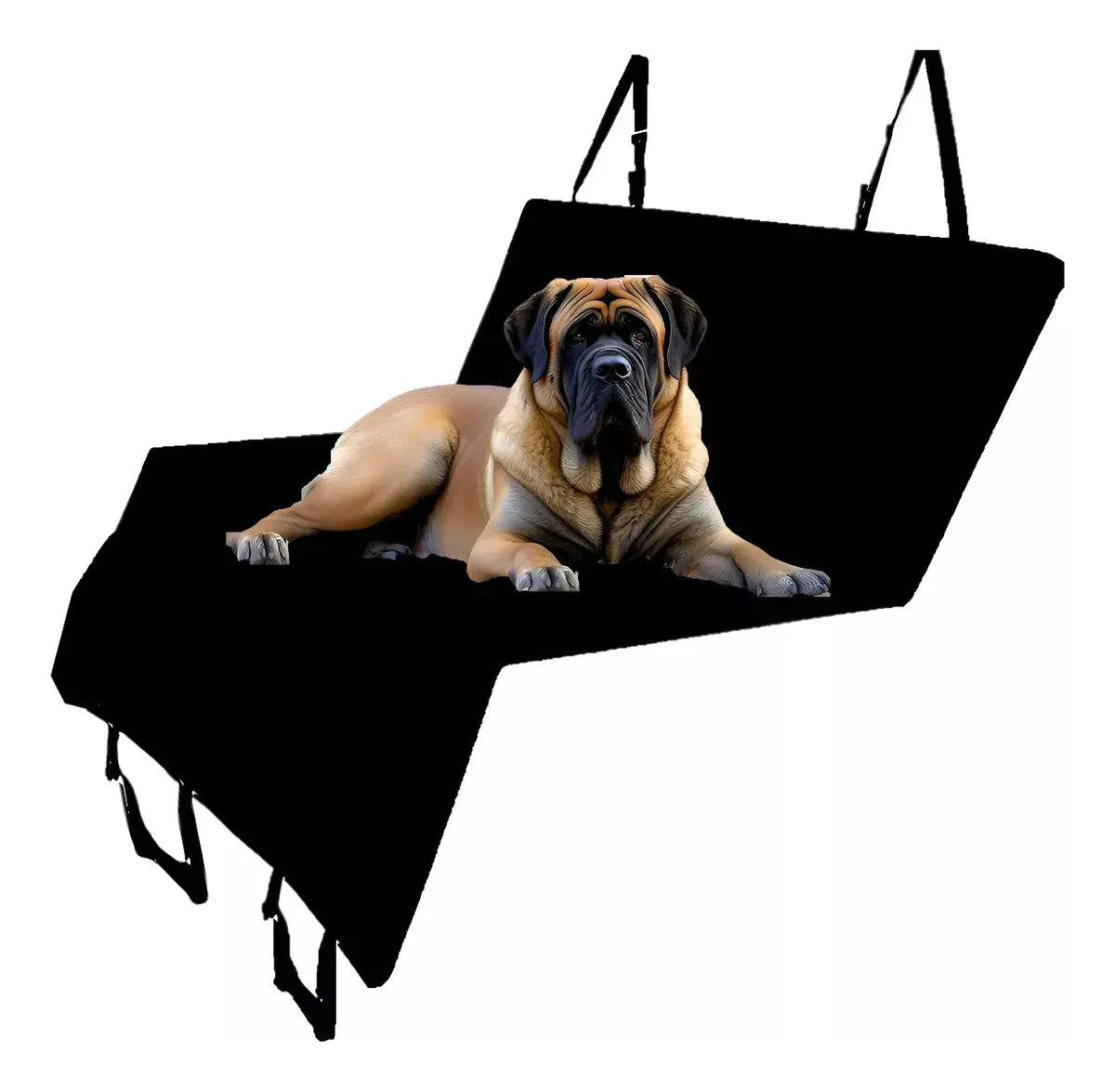 Tapete protector impermeable para auto con perro