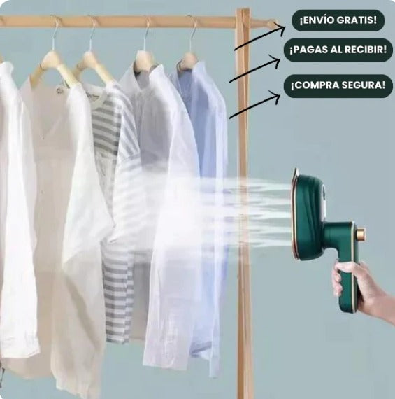 Plancha de Vapor Portátil para Viaje - Mini Vaporizadora de Ropa