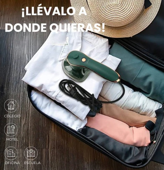 Plancha de Vapor Portátil para Viaje - Mini Vaporizadora de Ropa
