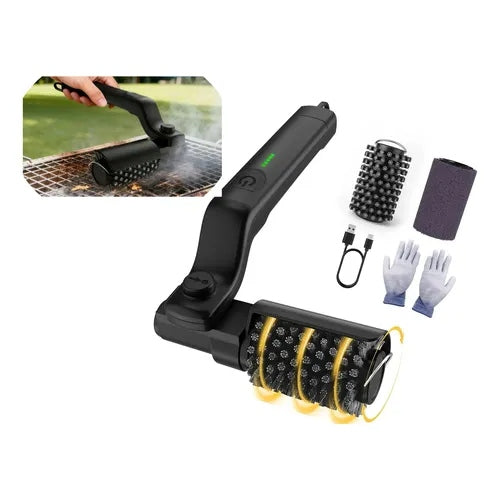 Cepillo limpiador parrilla recargable USB cerdas resistentes