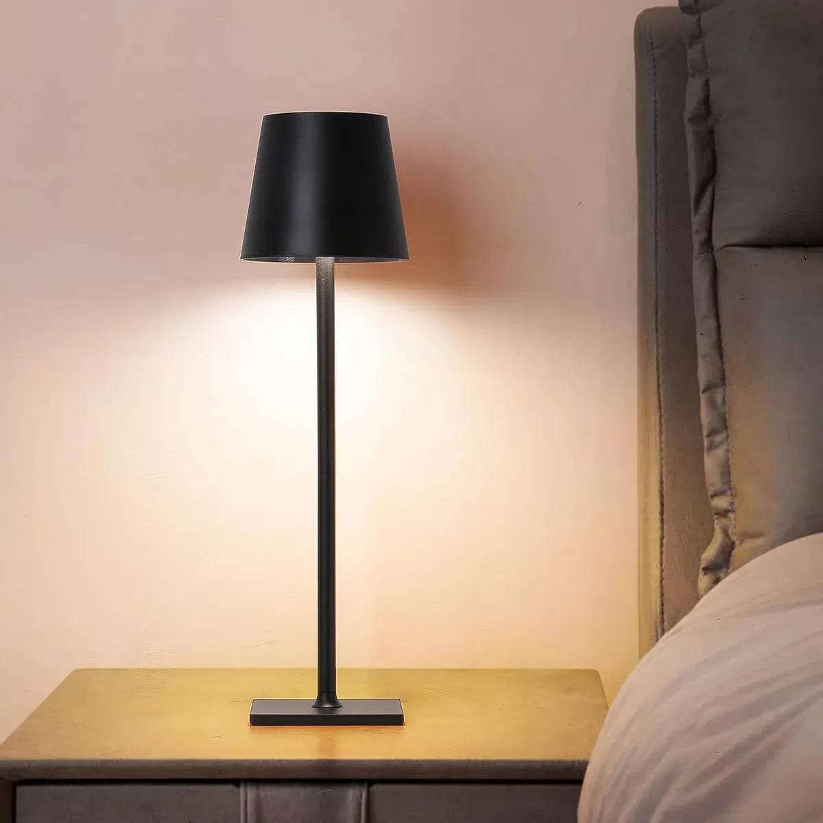 Lámpara Inalámbrica Táctil Estilo Industrial Retro